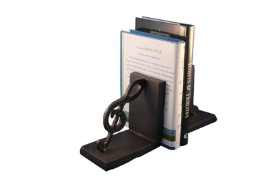 Musical Notes Cast Iron Bookends - Metal - Pair in partnership with Rustic Deco Incorporated