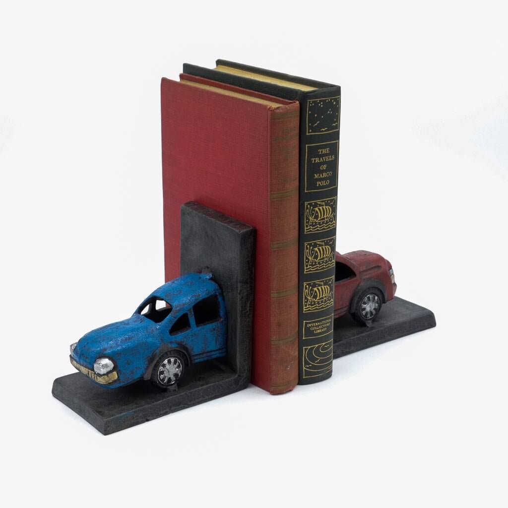 Classic Car Automobile Bookends - Metal - Cast Iron - Pair in partnership with Rustic Deco Incorporated