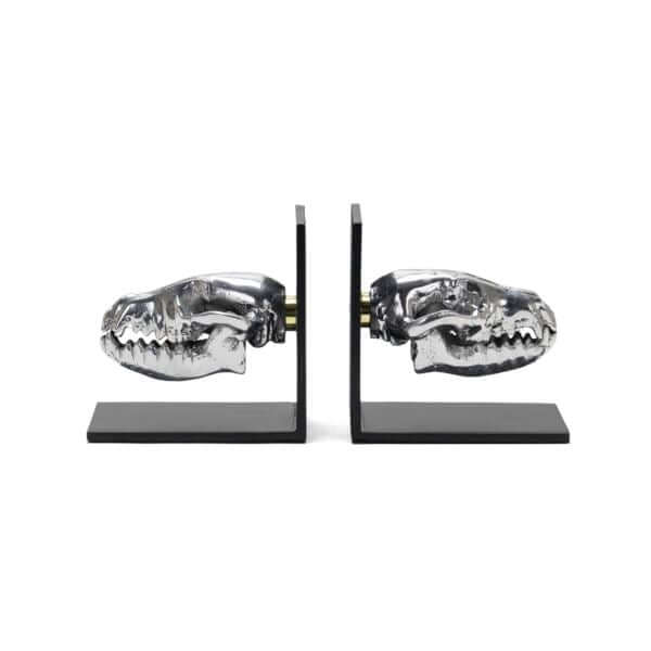 Fox Skull Bookends - Aluminum Brass and Cast Iron in partnership with Rustic Deco Incorporated